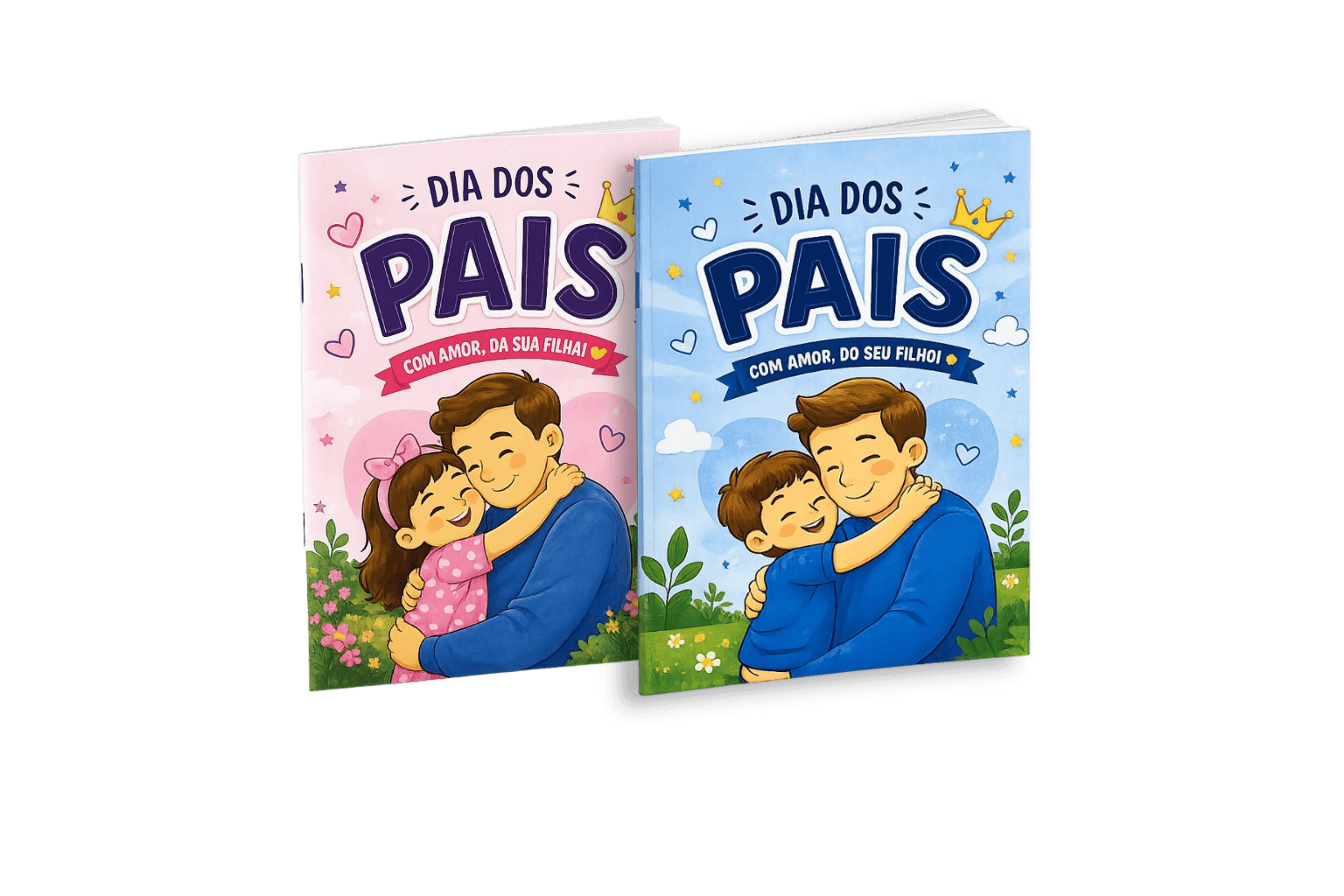 Dois livros digitais de Dia dos Pais