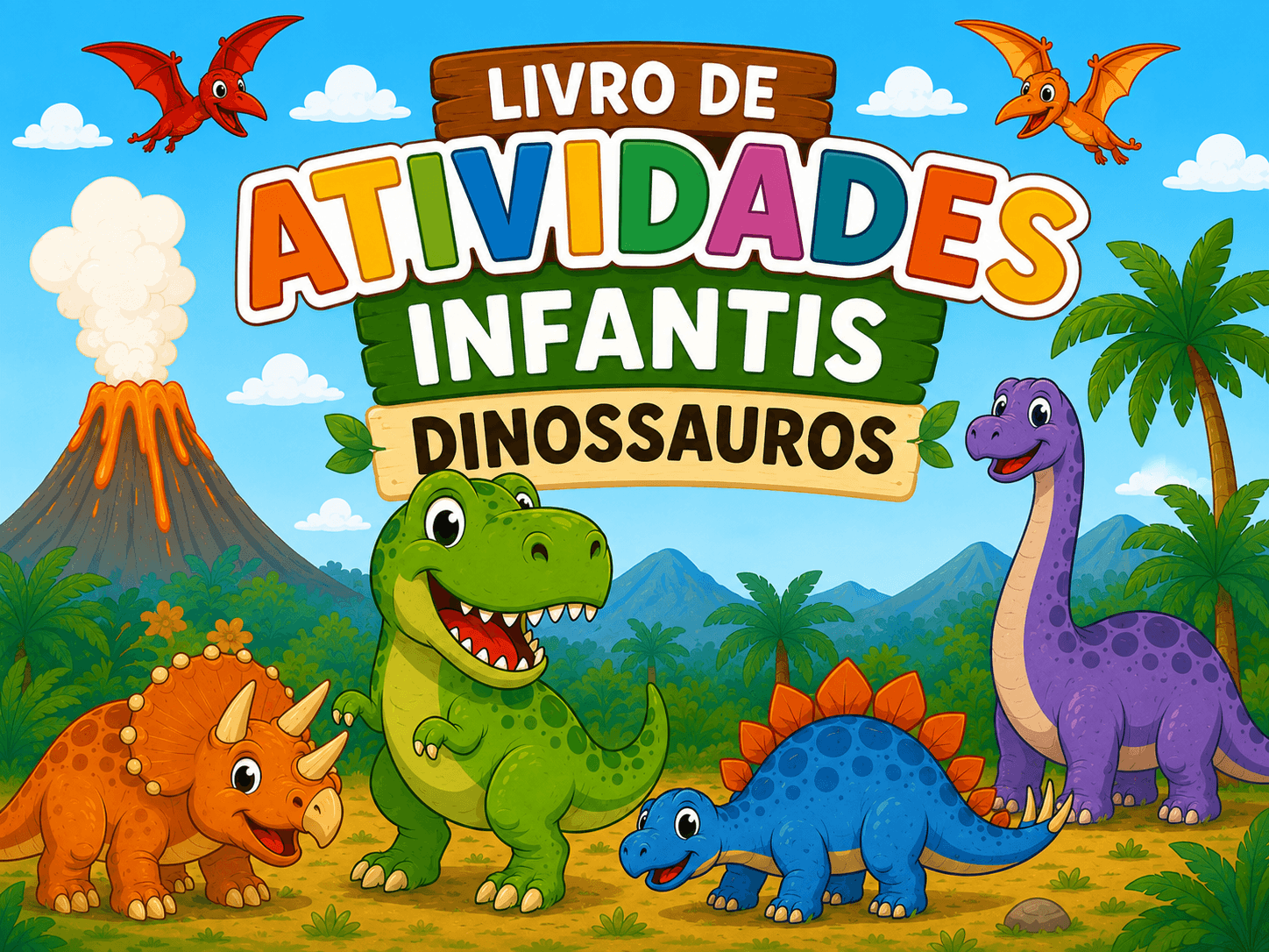 Livro de Atividades Dinossauros
