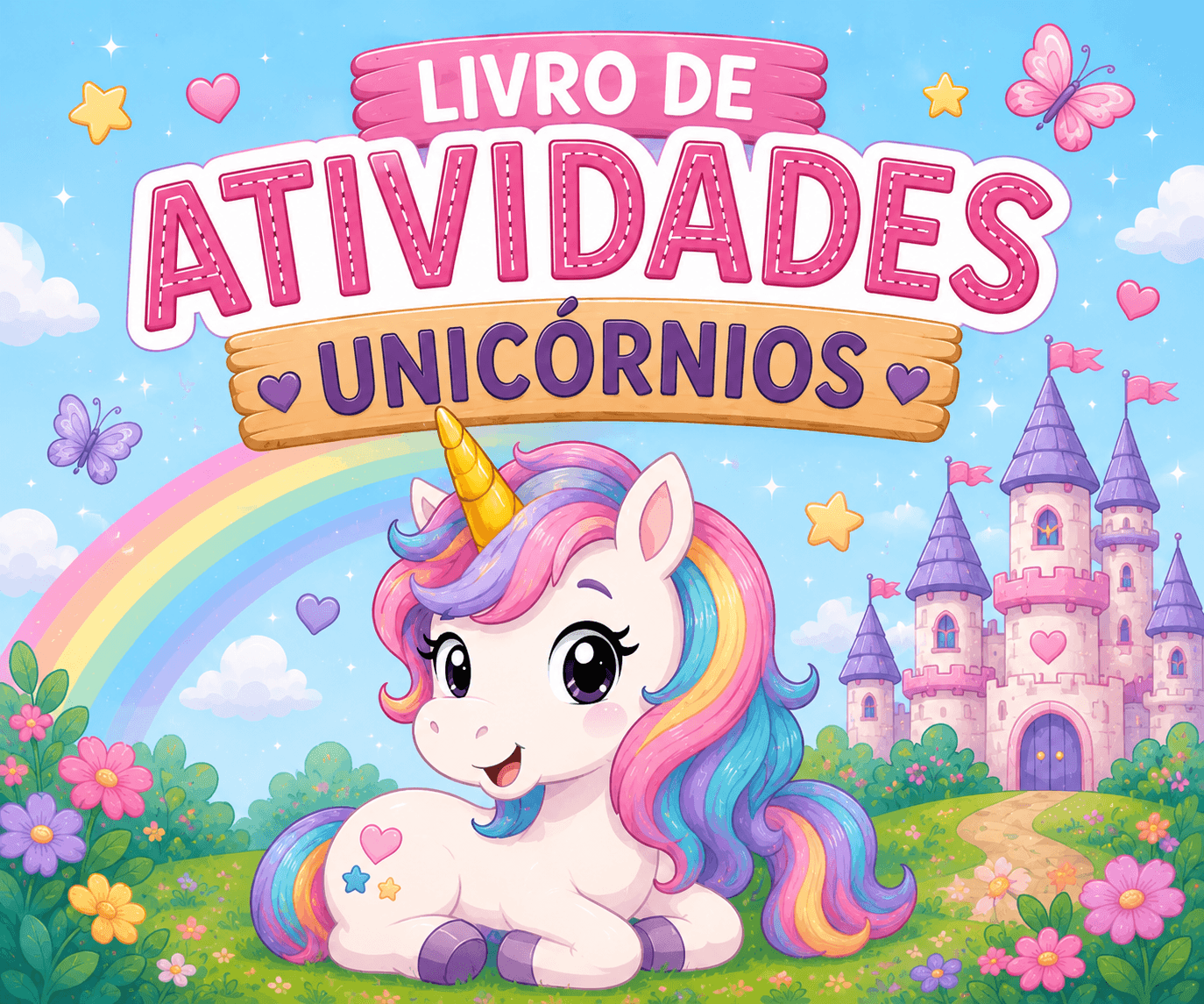 Livro de Atividades Unicórnios